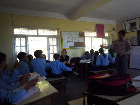 Un'ora con il laptop XO in una scuola del Nepal /img/03_normal_teaching_without_xo.jpg