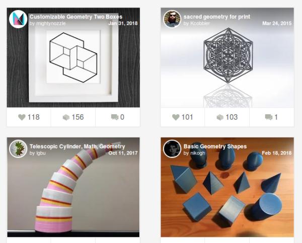 I love that math can be touched in this way /img/geometry-on-thingiverse.jpg
