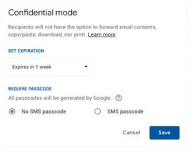 Gmail's new design will include a 'useless mode' /img/gmail-confidential-mode-useless.jpg