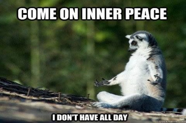 Mindfulness, or work. Pick one /img/inner-peace-meme.jpg