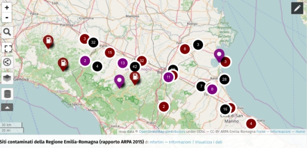 Obstacles to Open Data in and out of Public Administrations /img/siti-contaminati-emilia-romagna.jpg