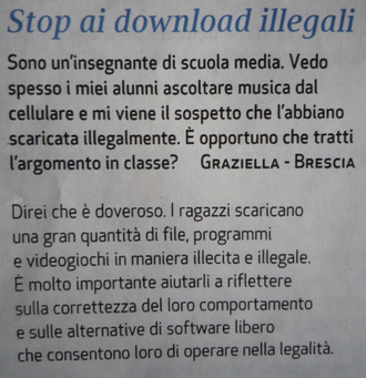 Qual è quella rivista che parla così bene del Software Libero? /img/stop_a_download_illegali.png